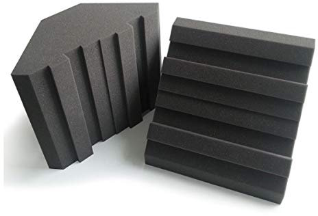 Pro Acoustic BASSBLOCK – 6-Pcs Pack Acoustic Foam Panels – Acoustic Panels for Studio, Home, Cinema – Fireproof Noise-Cancelling Foam Bass Traps – 305 x 305 x 180mm