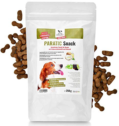 Dogs-Heart Snack anti zecche per cani con olio di cumino nero, repellente naturale, adatto anche per cuccioli