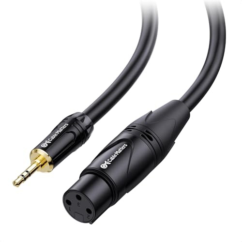 Cable Matters unsymmetrisches 3,5-mm-auf-XLR-Kabel, 0,9m