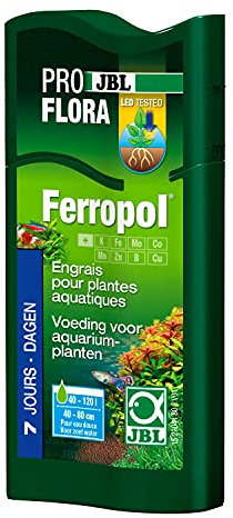 JBL Ferropol, Fertilizzante per Piante Aquatiche, 100 ml (per 400 l di Acqua)