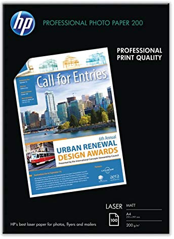 HP Q6550A Matt Photopaper laser 200g/m2 A4 100 Blatt Pack