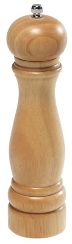 Kesper 13661 - Molinillo de Pimienta, Madera Maciza Clara (Altura de 22,0 cm, diámetro de 5,5 cm)