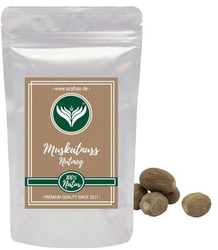 Azafran Muskatnüsse ganz 80/85 - Premium Qualität 10 Stk