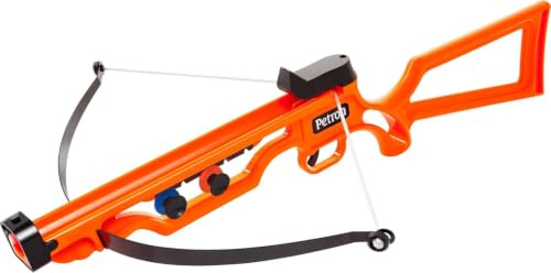 Petron Sureshot Arbalète Jouet avec 6 Fléchettes Ventouse Cadeau Enfant | Tir de haute précision, intérieur et extérieur - inclus 6 fléchettes à ventouse sécurisées - jouet interactif pour enfants