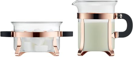 Bodum 4922-18 Chambord Set Sucrier/Crémier Cuivre