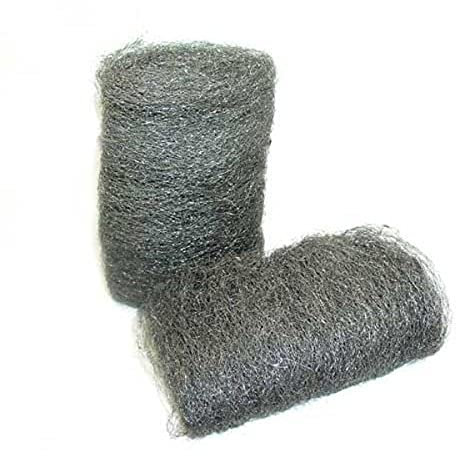 Merriway BH04382 1 x 20 g Each Medium/Fine/Course Assorted ASW112/10/13 Steel Wool , Grey