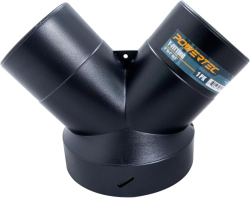 POWERTEC, 6x4x4 70189 Y-Fitting, schwarz
