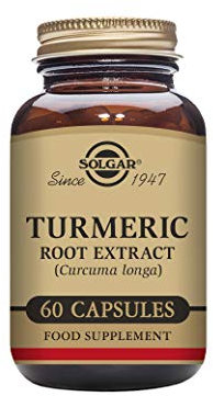 Solgar Turmeric Root Extract Vegetable Capsules - Pack of 60 - Antioxidant Benefits - Vegan and Gluten Free