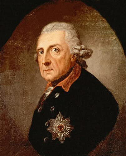 kunst für alle Kunstdruck/Poster: Anton Graff Friedrich II der Große König von Preußen - hochwertiger Druck, Bild, Kunstposter, 40x50 cm