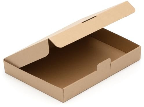 KK Verpackungen Maxibriefkartons 350 x 250 x 50 mm Braun DIN A4+ B4 (Innenmaß 350 x 250 x 50 mm) | 200 Stück, Versandkartons Faltschachteln Maxibrief Post-Kartons für Warensendungen Büchersendungen