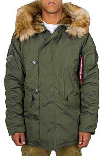 Alpha Industries Explorer vinterjacka för män Dark Green