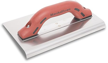 Marshalltown Lange Kantenkelle, Durasoft Griff, R 19mm, L 25mm, Edelstahl, Maße: 254x152 mm