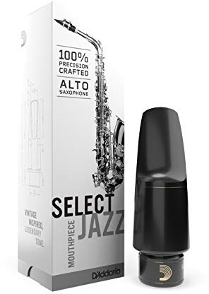 D'Addario Select Jazz Mundstück für Altsaxophon Bahn D7, Öffnung 2,10 mm