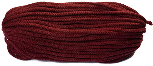 Baumwollkordel 6mm dick 50 Meter Lang Baumwollkordel Ziegelrot