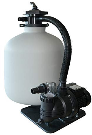 AQUAFORTE – Set sq460 Junior per 60 m³ Piscina, Pompa filtrante a Sabbia 10 m³/h, 550 W