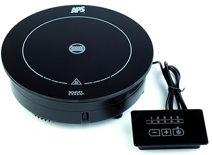 APS 12295 Induktionskochplatte, 900 W, Ø 24 cm, 5 Leistungsstufen