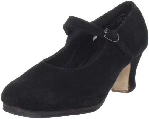 Sansha Women's Sevilla Suede Dance Shoe,Black,13 M US