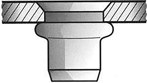 Gesipa Blindnietmutter – Mutter Aluminium M8 Kopf konisch 11 x 18,5