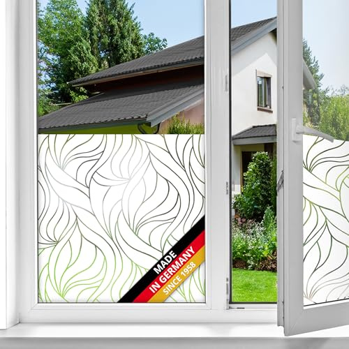 d-c-fix pellicola per finestra Antwerpen 90 cm x 1,5 mpellicola statica oscurante con motivo moderno per superfici in vetro – aderente, opaca, decorativa