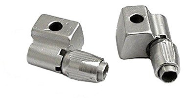 Ridewill Bike Paar Regler Spannung Kabel Schlauch schräg Aluminium Silver (Ersatzteile und Zubehör Schaltung)/Pair Downtube Cable Stopper with Tension Adjuster Aluminium (Gearshift Spare Parts)