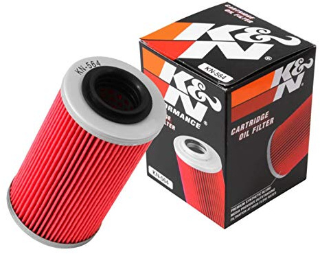 K&N KN-564 Motorrad Ölfilter | kompatibel mit Can-Am, Buell (KN-564)