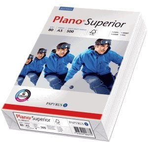 Papyrus 10 x Kopierpapier PlanoSuperior A5 80 g/qm weiß VE=500 Blatt