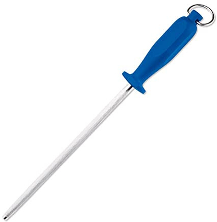 Giesser seit 1776 - Made in Germany - Abziehstahl Basic Steel blau, rund, Messerschärfer, 25 cm, normalzug, mittelfein, 9924 25 b | Made in Germany, seit 1776, normalzug, mittelfein, Messerschärfer