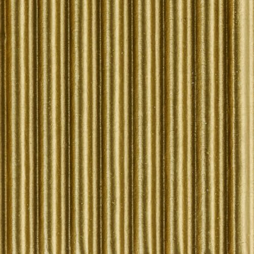 Clairefontaine 195675C - Packung mit 10 Bogen Wellpappe 300g, 50x70cm, ideal für Bastelaktivitäten, Gold, 1 Pack
