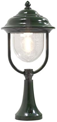 Konstsmide Parma Sockelleuchte B: 24 cm T: 24 cm H: 54 cm, 1 x 75 W, IP43 lackiertes Aluminium, grün 7224-600
