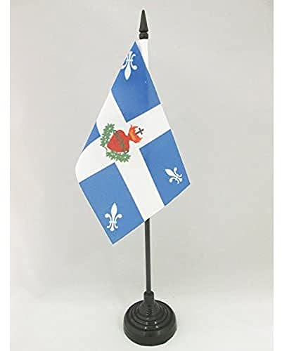 AZ FLAG Bordsflagga Quebec Carillon Sacré-Cœur 15x10 cm Plastfot