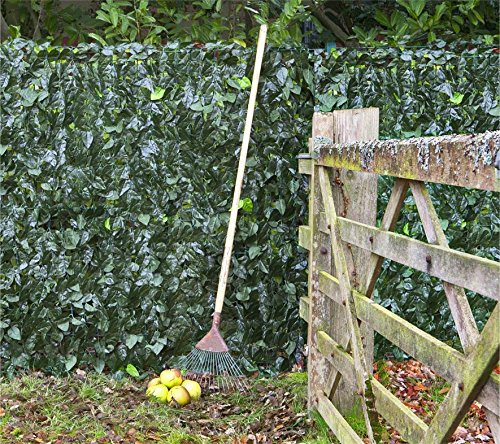 Papillon Artificial Ivy Plastic Hedge Garden Fence Screening Roll Privacy Border Wind/Sun Protection 3m x 1m (9ft 11in x 3ft 3in)