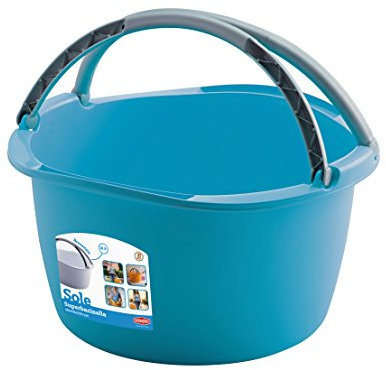 Stefanplast 6300122 Spülschüssel, rund, Unisex, Erwachsene, Mehrfarbig, 16 l