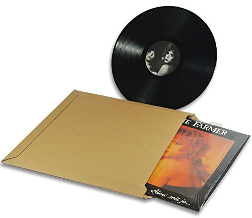 Lot de 5 Enveloppes carton vinyle 33 tours format 350x350 mm