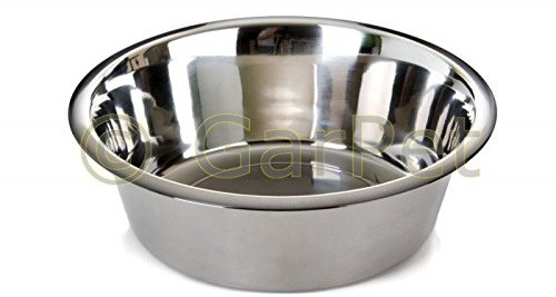 JK Standard Edelstahl Futternapf Wassernapf Hunde Katzen Napf (2.2l)