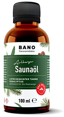 Olio per sauna di Arlberg 100ml - Con pino montano, abete ed eucalipto