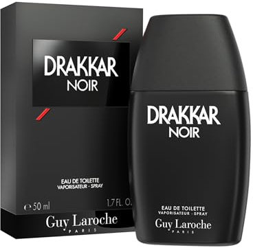 Guy Laroche Drakkar Noir Eau de Toilette Spray profumo uomo, 50 ml