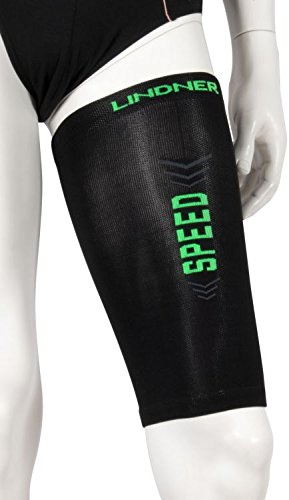 LINDNER Socks - Kompressions-Oberschenkel-Beinlinge - Upper leg tubes (XL, schwarz)