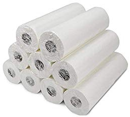 VIDIMA Ärztekrepp 59 cm x 50m, 2-lagig | 9 Rollen | doppelschichtige & perforierte Papierrolle mit 132 Abrissen | hochwertig weiße Liegenabdeckung zur Hygiene | ideal für Praxen und Krankenhäuser