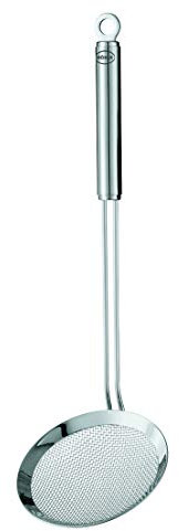 Rösle 95792 Round Handle Wire Skimmer (coarse mesh) Kitchen, 18-10 Steel, Silver