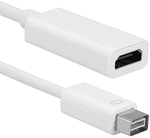mumbi 08738 Mini cavo adattatore DVI/HDMI (mini Mac maschio a HDMI femmina); contatti placcati oro, compatibili con MacBook iMac Mac mini