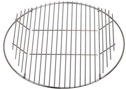 BRANDSELLER Griglia Girevole in Acciaio Inossidabile | Acciaio Inossidabile 18/0 ASI 430 | Senza Nickel | Adatto per bollitore Grill 57 cm |Pieghevole