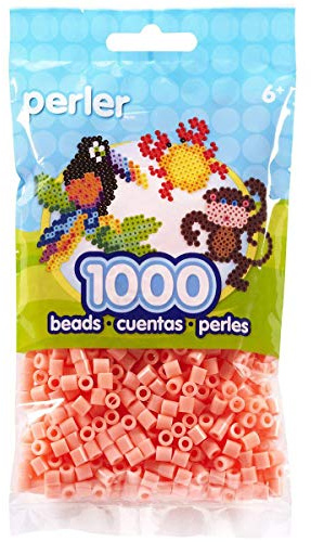 Perler Beads Fuse Beads for Crafts, 1000pcs, Blush Pink