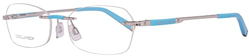 Dsquared DQ5044 016 -54 -17 -135 D Squared Brillengestelle DQ5044 016 -54 -17 -135 Rechteckig Brillengestelle 54, Silber