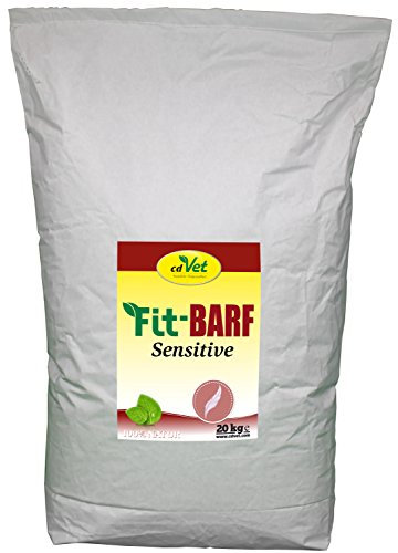 cdVet Naturprodukte Fit-Barf Sensitive 20 kg – Chien & Chat – sans céréales – Alimentation équilibrée Lors de l'alimentation Brute – Régimes pancréas, Reins, Foie, réducteur – Vitamines – Barf