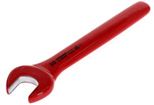 GEDORE VDE-Einmaulschlüssel, 30 mm, Hochwertiger Vanadium-Stahl, Nach EN 60900/IEC 60900