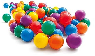 Intex-124727 Palline, Colore Assortito, 6.5 cm, 49602NP