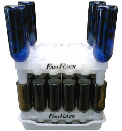 FastRack Bottle Dryer for Empty Beer and Wine Bottles FR Beer Combo (2 Racks + 1 Tray)