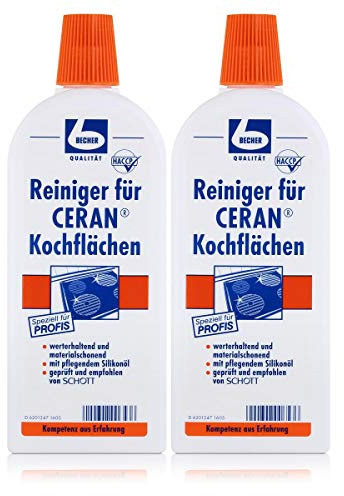 2x Dr. Becher Reiniger für CERAN Kochflächen - 500 ml - B00JNC8RVU | Flasche (500 ml)