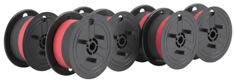 Ruban encreur – (Lot de 5) Noir/Rouge pour Canon MP 1211 combleront bobines de ruban encreur pour MP 1211 combleront Ruban d'origine