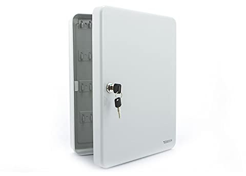 Burg Wachter Sterling KC80 80-Hook Key Cabinet, Gray